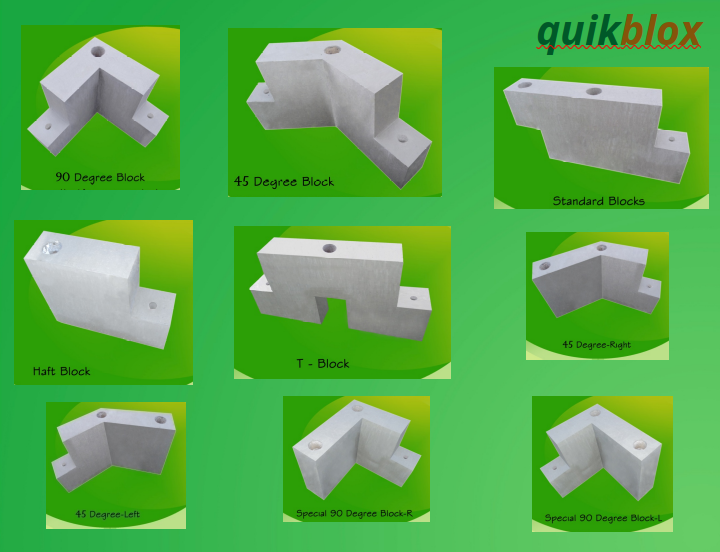 QuikBlox Block Configurations